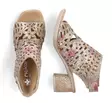 Rieker women's high-heeled sandals 64780-90 multi - Rieker women`s sandals - 137946 - 4