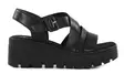 Rieker women's thick-soled sandals 68063-00 black - Rieker women`s sandals - 140366 - 1
