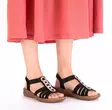 Rieker women's sandals V2870-00 black - Rieker women`s sandals - 138156 - 5