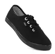 S.Oliver women's canvas sneakers 23646-42 black - Women's sneakers - 137986 - 1