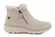 Skechers women's wide last ankle boots 168042/TPE EASY GOING - HIGH ZIP 2 taupe - Women's ankle boots - 139386 - 1