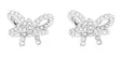 Snö of Sweden Earrings Ribbon silver/clear - Earrings - 140026 - 1