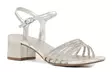 Tamaris women's party sandals 28248-44 957 platinum - Tamaris women`s sandals - 140356 - 1
