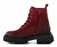 Ten Points women's leather ankle boots 60518 Pandora Chunky dark red - Women's ankle boots - 136886 - 3