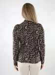 Vila women's high-necked shirt Rollneck nomad/leo - Women's long sleeved shirts - 137616 - 2