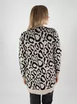Vila women's cardigan Open natural/jaquard - Women's knitwear - 139506 - 2