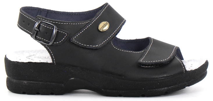 Golden Fit Sandals 696, Black - Women's work shoes - 125436 - 3