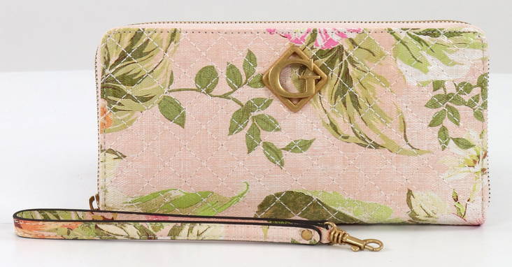 Guess Wallet Nerina slg peach floral - Wallets - 133146 - 1