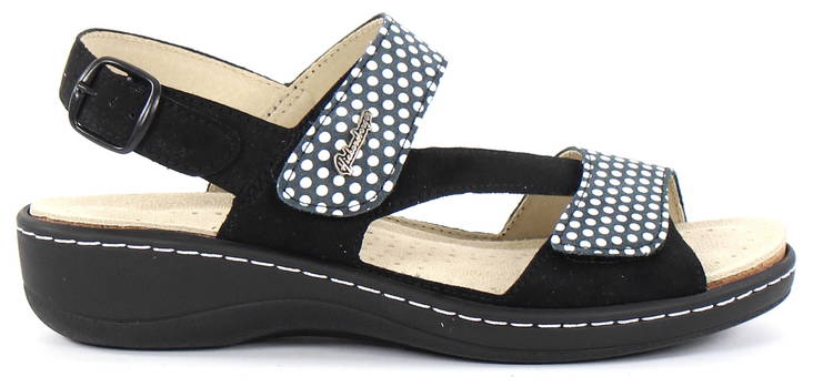 Hickersberger Sandals 2847 9022, Black - Women's work shoes - 123626 - 1
