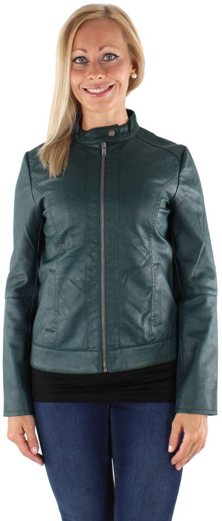 JDY Jacket Dallas, Dark Green - Women's leather- and pu-jackets - 121566 - 1