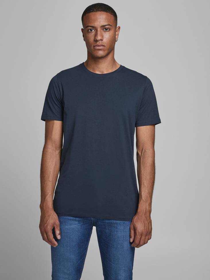 Jack & Jones Men's T-shirt Organic basic navy - Men's T-shirts - 127086 - 1