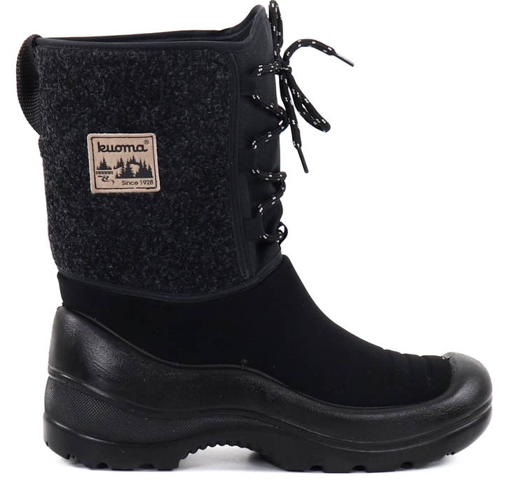 Kuoma Felt Boots Lumitarina, black - Women's boots - 132196 - 1