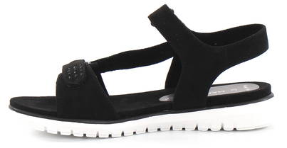 marco tozzi black sandals