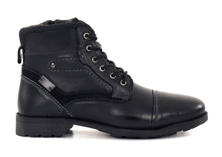 Migant L935-1 men's leather ankle boots black - Men's ankle boots and boots - 134686 - 1