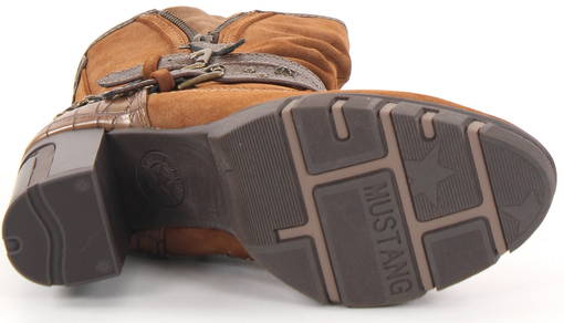 mustang kastanie boots
