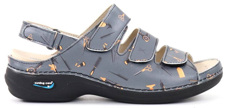 Nursing Care Machine Washable Sandals leather WG18F71 hairdresser - Women's work shoes - 132516 - 1