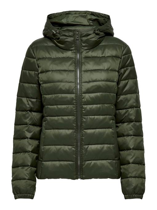 lightweight padded hooded jacket