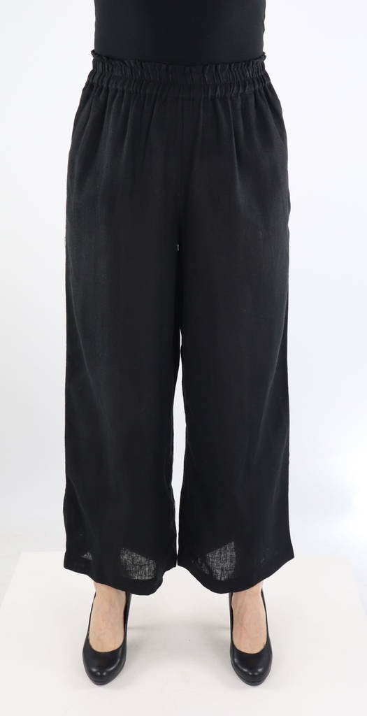 Only Pants Tokyo hw linen, black - Women's trousers - 131196 - 1