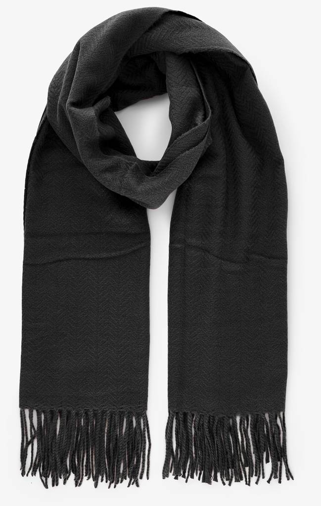 Pieces Scarf Kial new long, black - Women's scarfs - 129496 - 1