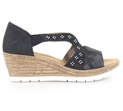 rieker sandals wedge