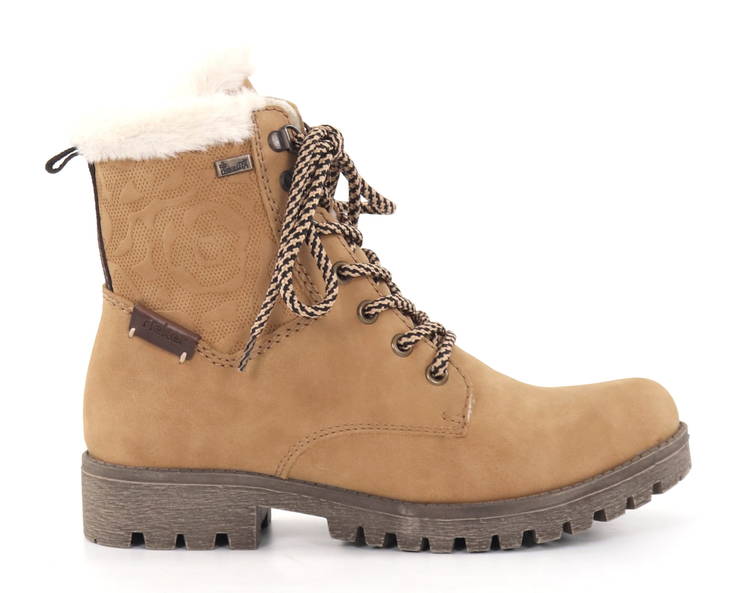 Rieker women's ankle boots 78503-20 beige - Rieker ankle boots - 134656 - 1