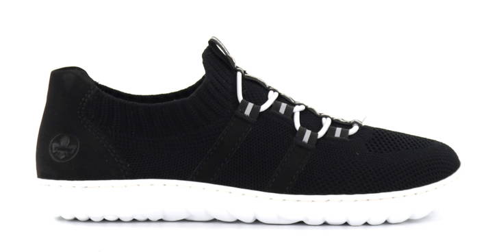 Rieker women's barefoot shoes 52854-00 black - Rieker women`s walking shoes - 135546 - 1