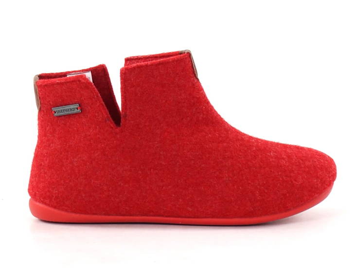 Shepherd Ester women's slippers red - Women's slippers - 134416 - 1