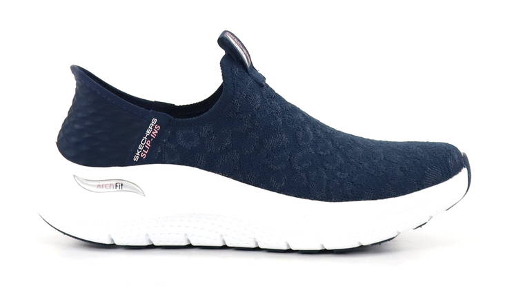 Skechers women's sneakers 150065/NVY Arch fit 2.0 - CHEETAH CHIC blue - Skechers slip ins - 135876 - 1