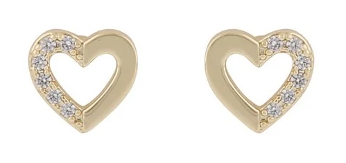 Snö of Sweden Earrings Brooklyn gold/clear - Earrings - 135296 - 1