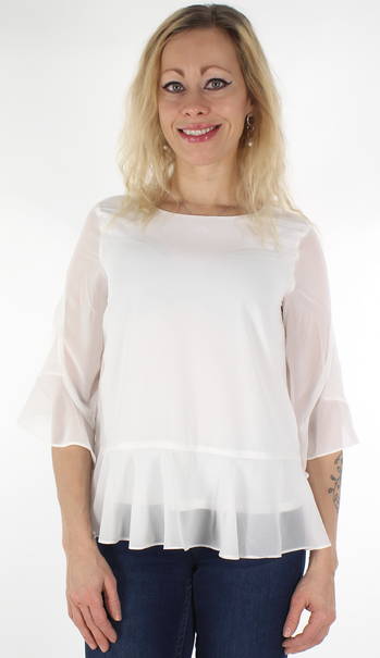Vero Moda Shirt Alva 3/4 Peplum - Stilettoshop.eu webstore