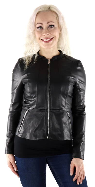 niveau Reorganisere dyr Vero Moda Jacket Butteralba coated, Black - Stilettoshop.eu webstore