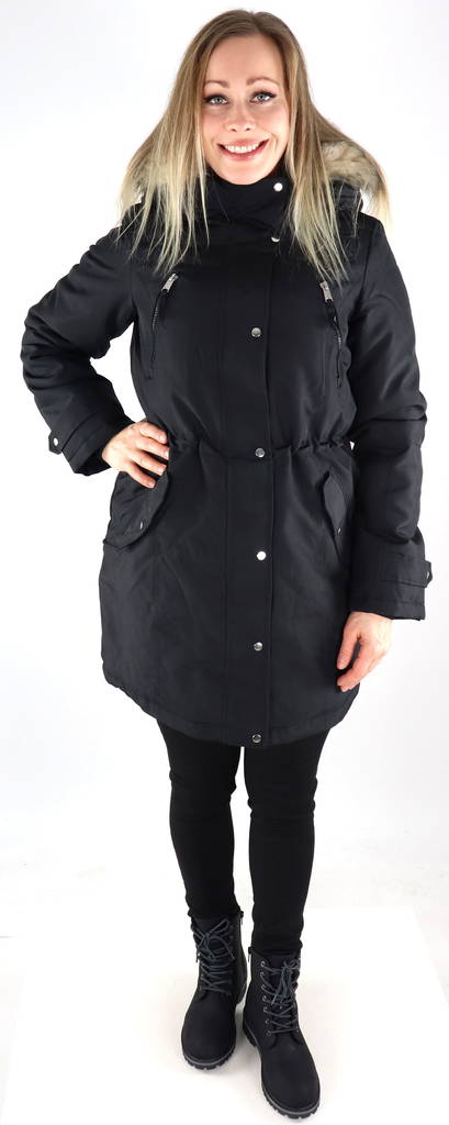 Vero Moda Parka Coat Track, black - Women's parka coats - 132526 - 1