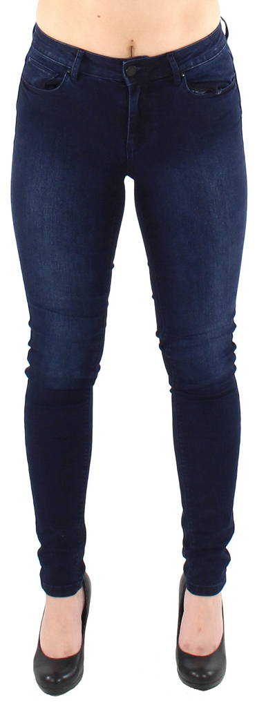 Vila Jeans Commit RW Slim, Dark Blue - Women's jeans - 119296 - 1