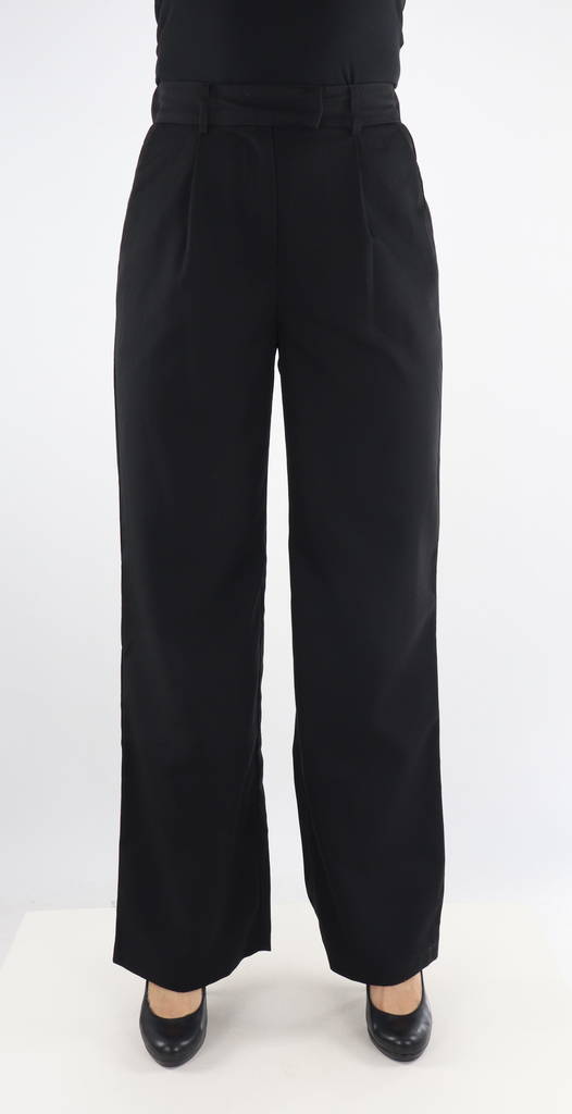 Vila Pants hw straight black - Women's trousers - 131666 - 1