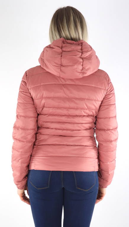 Only Lightweight Quilted Jacket Tahoe hood withered rose - Stilettoshop.eu  webstore