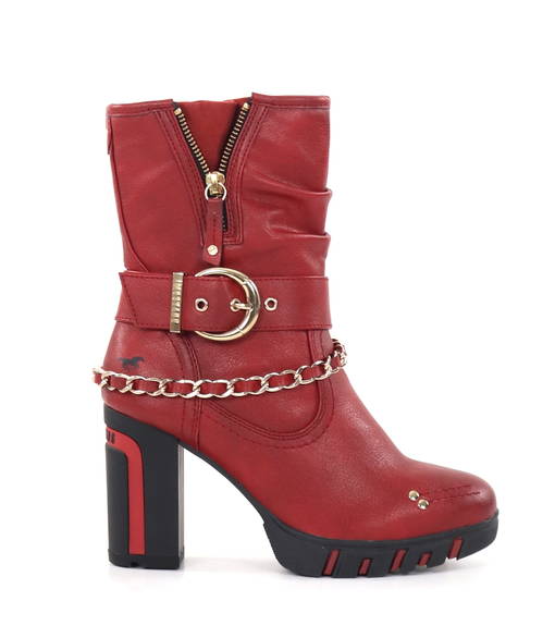 Mustang red boots sale