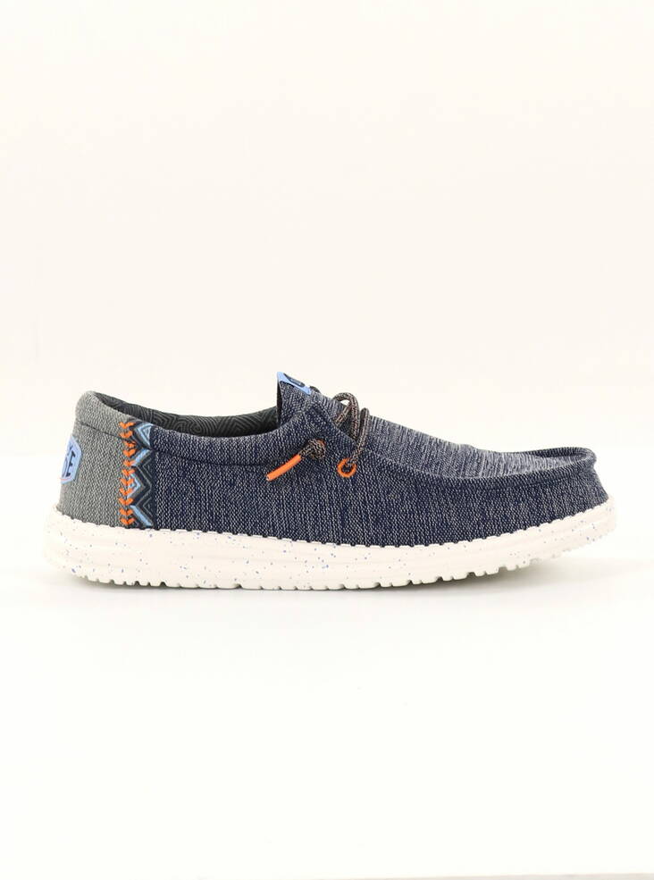 HEYDUDE men's shoes Wally Coastline navy - Men's walking shoes - 136236 - 1