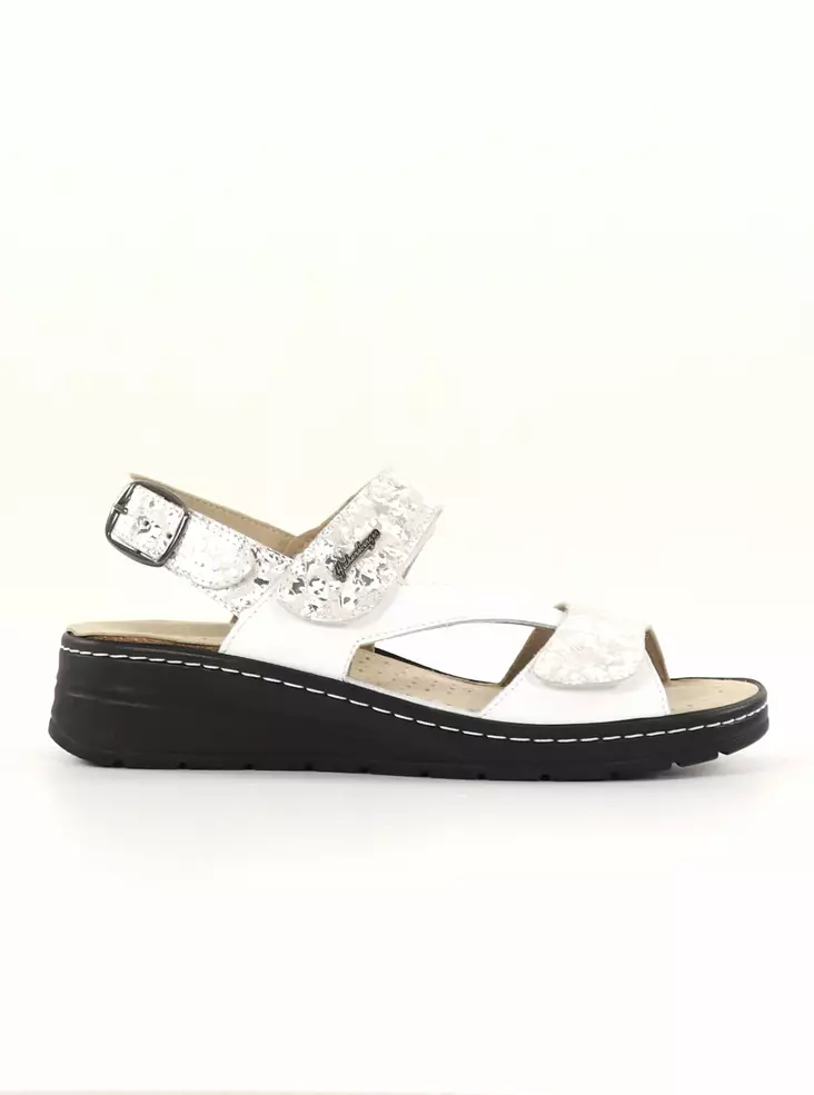 Hickersberger women's sandals with herbal soles 2546 8022 white - Women's work shoes - 136466 - 1