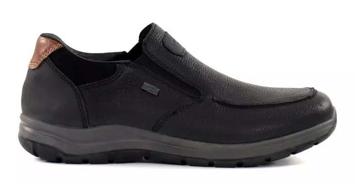 Rieker Men's Wide Last Walking Shoes 03651-00 Black - Men's walking shoes - 136586 - 1