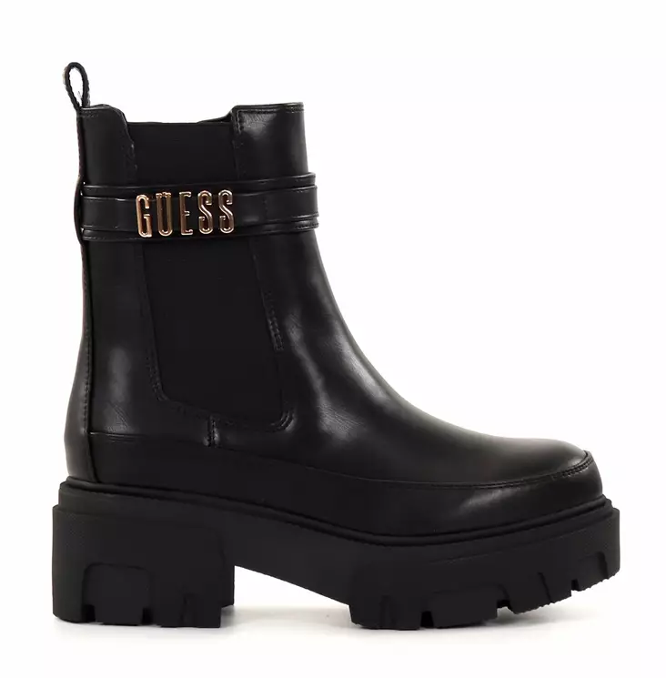 GUESS Women's CABALLA Ankle Boot, Black 001, 8.5 GUESS - Brandclub - GUESS Women\u0027s Caballa Ankle Boot