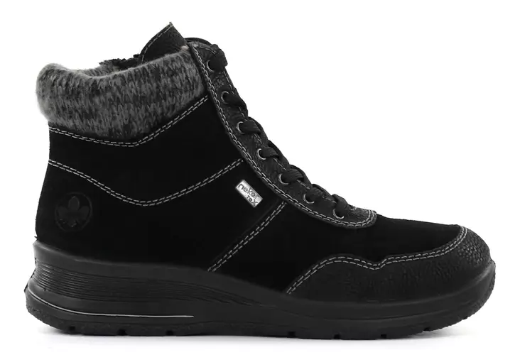Rieker women's ankle boots L7710-00 black - Rieker ankle boots - 136986 - 1