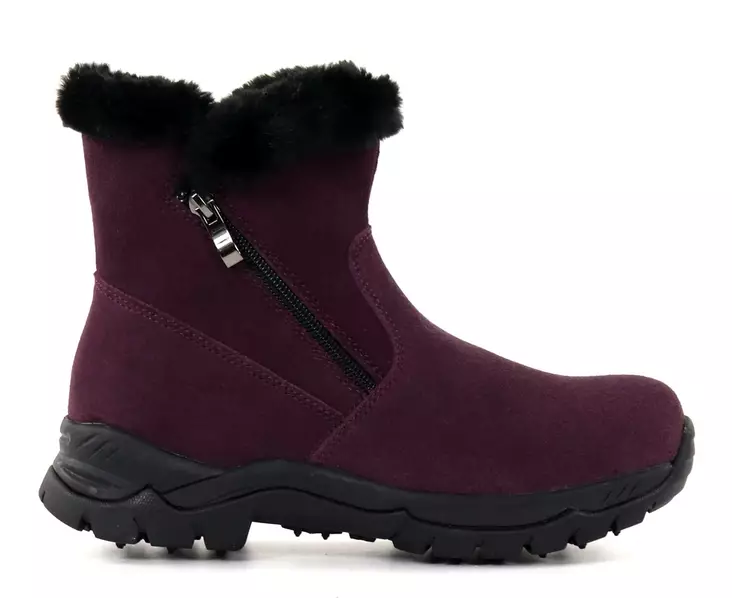Eskimo women's studded shoes 03220714 plum - Women's ankle boots - 137446 - 1