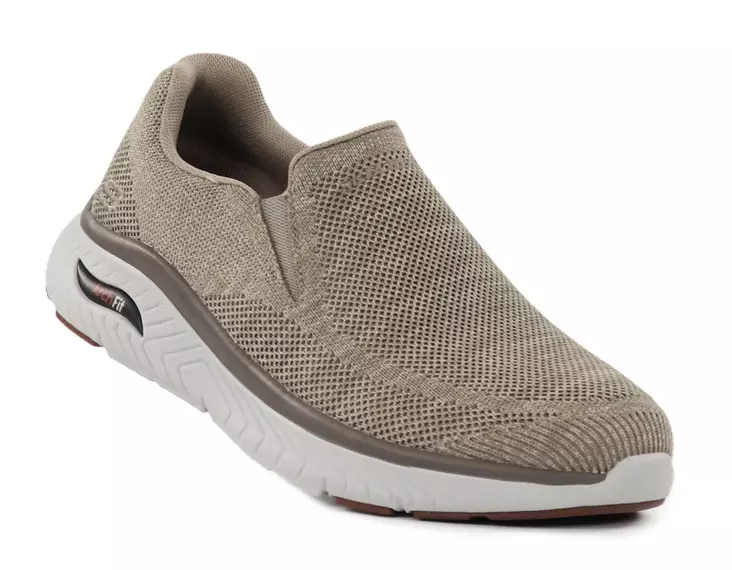 Skechers men's wide-last sneakers 205345/TPE ARCH FIT CROSSER - LOCKE taupe - Men's sneakers - 138696 - 1