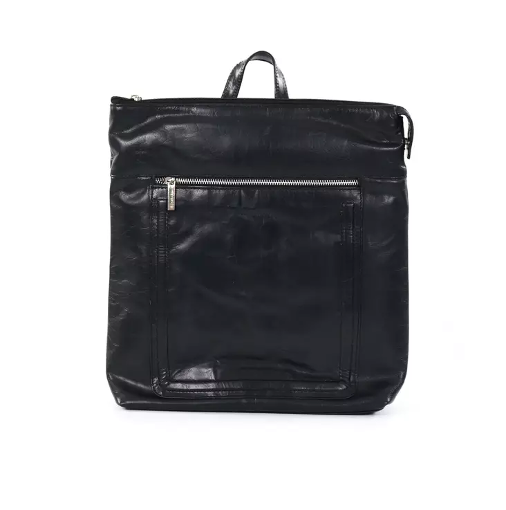 The Monte genuine leather backpack 6053120 black - Backpacks - 138736 - 1