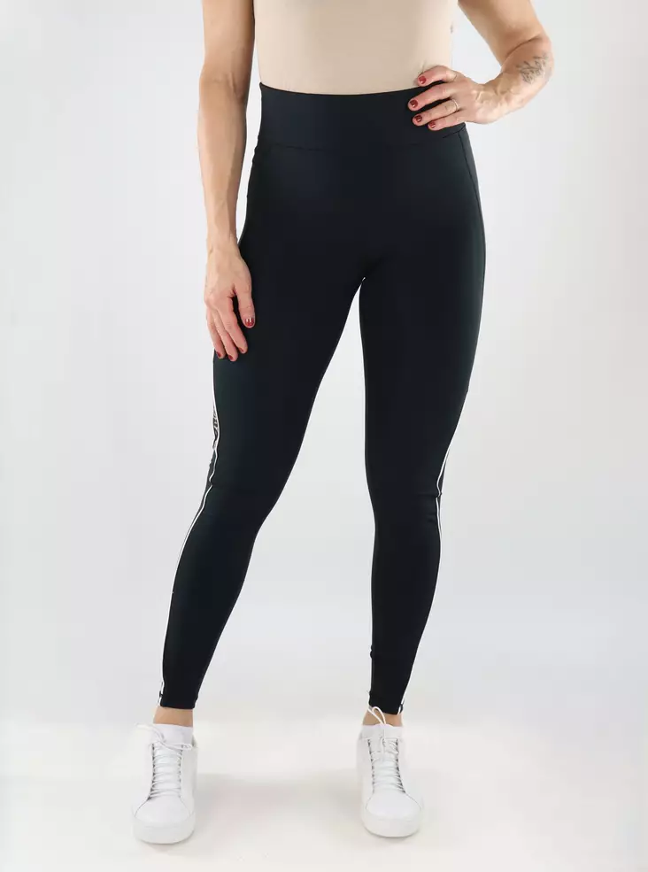 Only Play women's high-waisted training pants black/leo - Women's sports pants - 139216 - 1