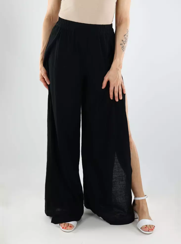 Pieces trousers hw black - Women's trousers - 140936 - 1