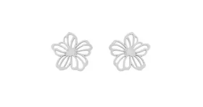 Snö of Sweden Earrings Flora silver - Earrings - 141126 - 1