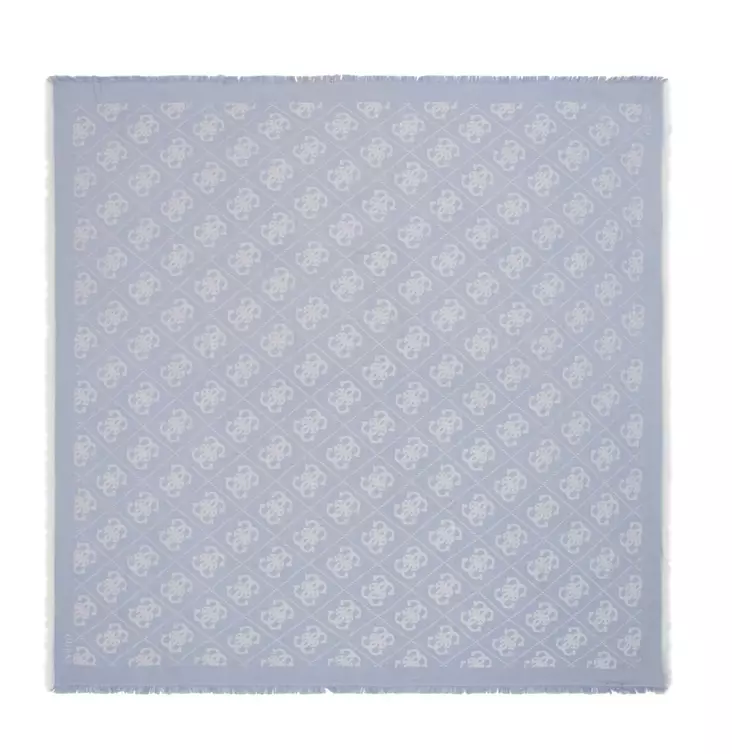 Guess scarf Noelle Kefiah light blue logo - Women's scarfs - 136456 - 1