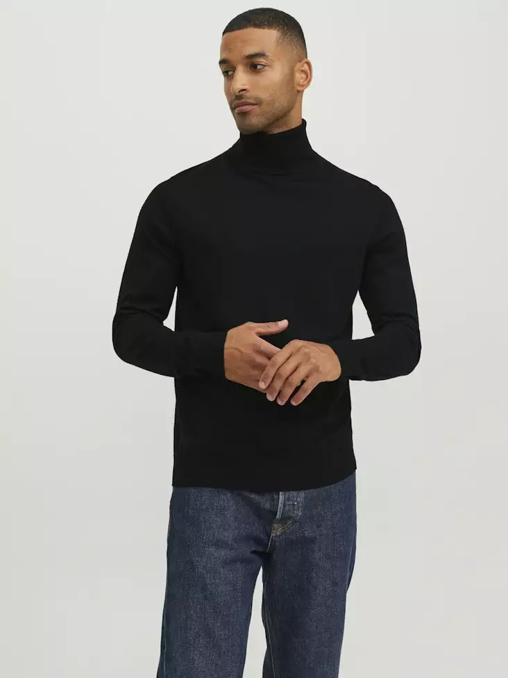 Jack&Jones Sweater Blamerino black - Men's knitwear - 132026 - 1