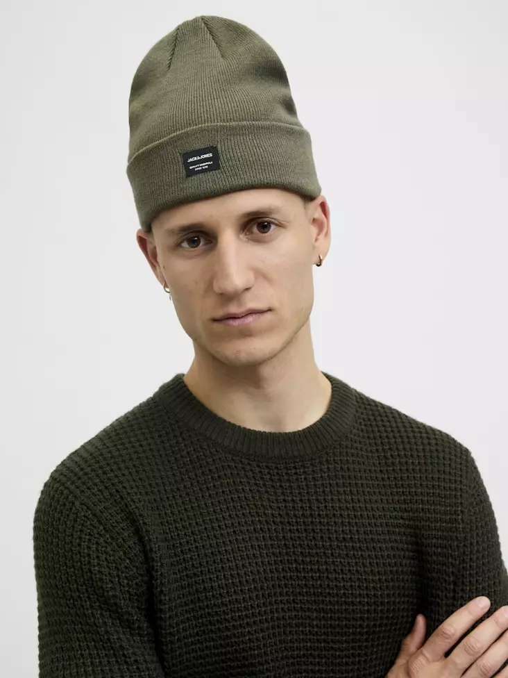 Jack&Jones men's beanie Dna Beanie dusty olive - Men's gloves, scarfs and caps - 140046 - 1